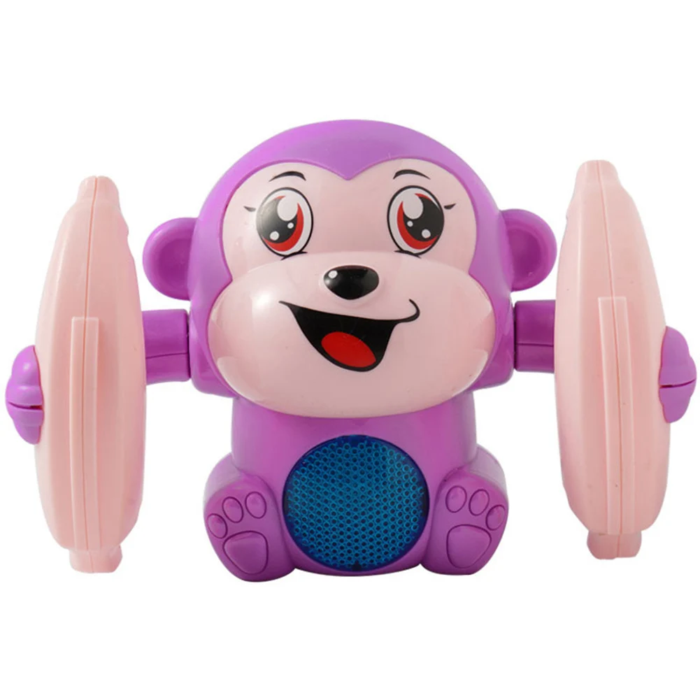 purple Детская игрушка-обезьянка с голосовым управлением, электрические игрушки для ползания, 998 - Цвет: purple