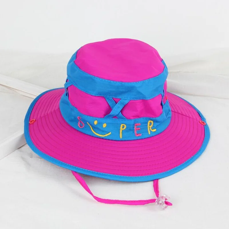 Панама пляжная детская двусторонняя складная шапка от солнца для рыбалки