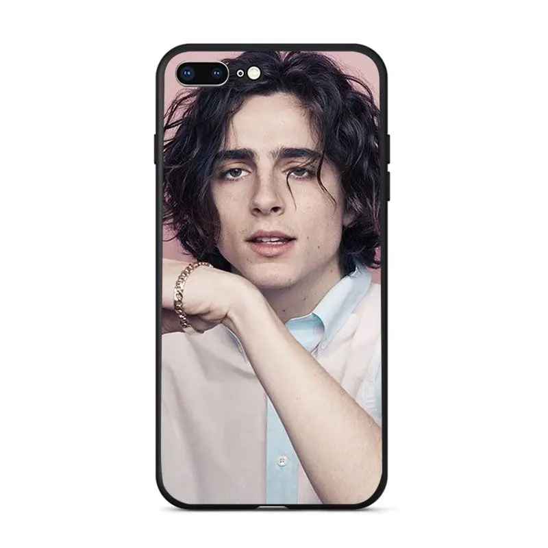 Мягкий силиконовый чехол Babaite Timothee для телефонов iPhone 7 7plus 5 5Sx 6 6S 8 8Plus X XS MAX