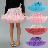 llt066 high quality lolita sweet skirt for womenkids solid color all match fold princess cake skirts