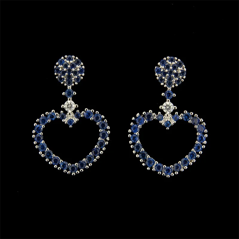 Новый дизайн горячая распродажа в форме сердца много цветов Brincos модные