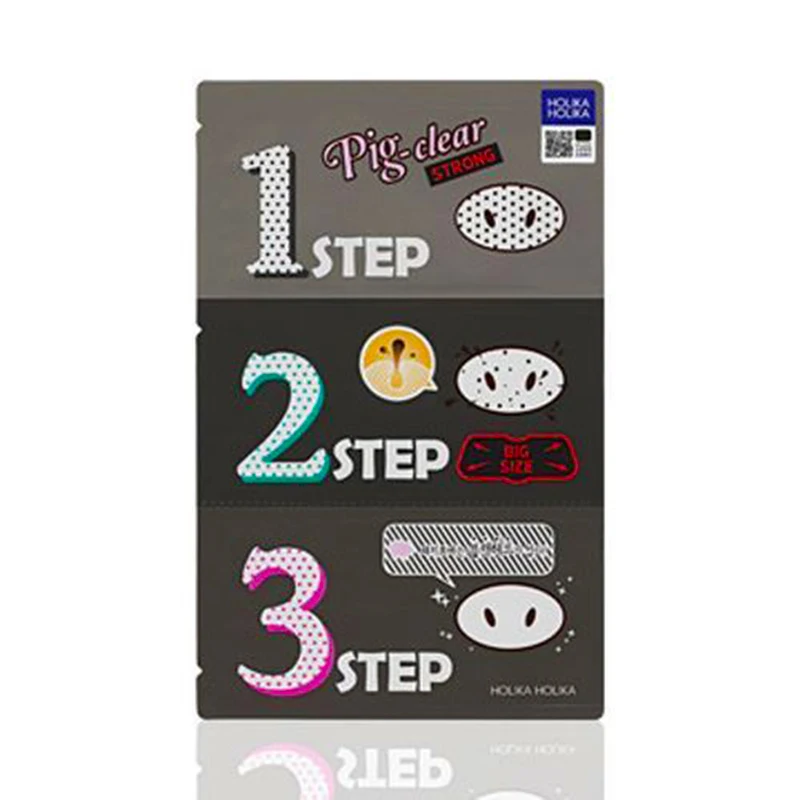 Holika Pig Clear Black Head 3 Step набор пластырей для очищения пор 1 шт маска лица черных точек