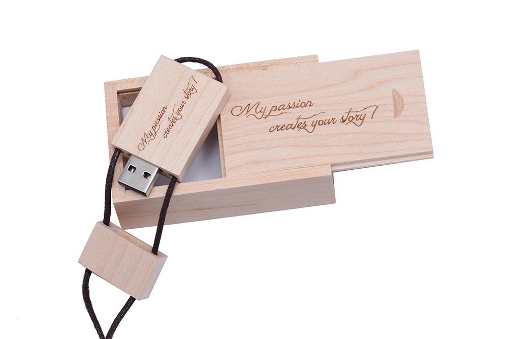 SHANDIAN Nutural деревянный USB флэш-накопитель шнурок дерево Флешка 8 ГБ 16 ГБ 32 ГБ ручка-накопитель карта памяти U диск с логотипом на заказ