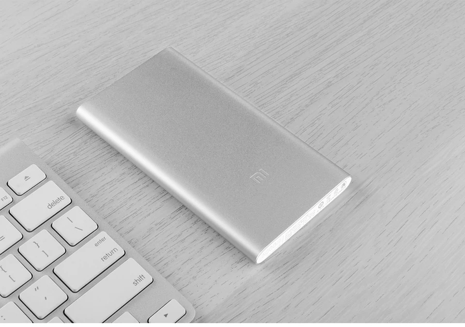 Xiaomi power Bank 5000 мАч 2 USB портативное зарядное устройство Тонкий Xiaomi power bank 5000 литий-полимерный внешний аккумулятор для iPhone XS