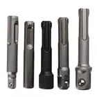 5 шт. Шестигранная головка 14 дюйма 38 дюйма 12 дюйма адаптер для сверл SDS отвертка наконечник гайка набор ударных отверток молоток дрель инструмент