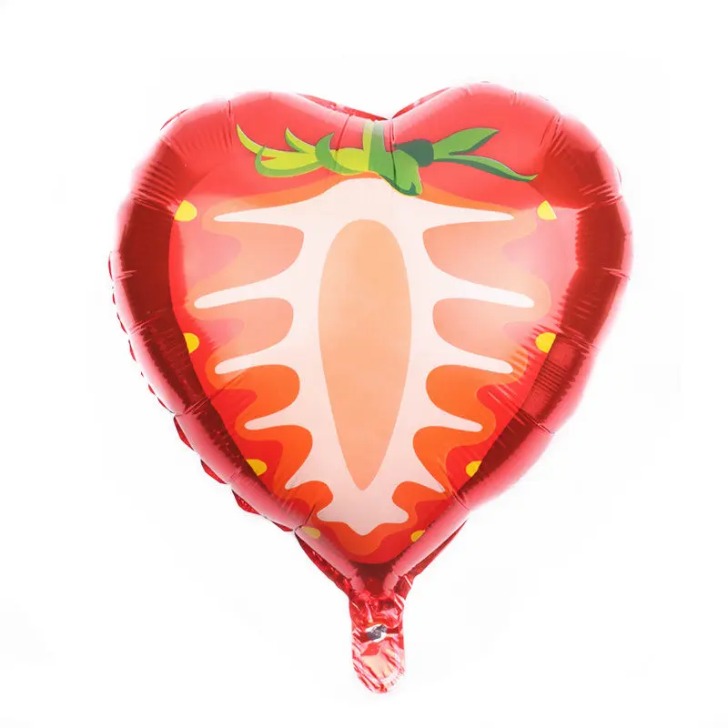 TSZWJ Новый 18-дюймовый фруктовый алюминиевый воздушный шар для летней вечеринки