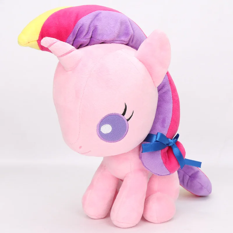 Q 25cm Pink 23-27 см My Little Pony Toys friendness is Magic Twilight Sparkle принцесса Луна Cadance принцесса Celestia плюшевые мягкие куклы - Цвет: Q 25cm Pink