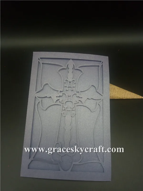 30Pcs/Lot 12*18cm Creative New Arrival Laser Cut Cross Design Wedding Invitation Cards Decoration European style Party Supplies | Дом и сад