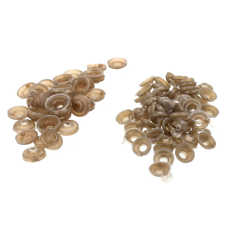 Новинка 100 шт. пластиковые шайбы для безопасных глаз черные винтовые глаза в