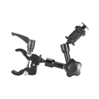 Металлический супер-зажим + 7-дюймовый шарнирный волшебный рычаг для монтажа монитора светильник ка ЖК-видео вспышка DSLR камера фото студия аксессуар