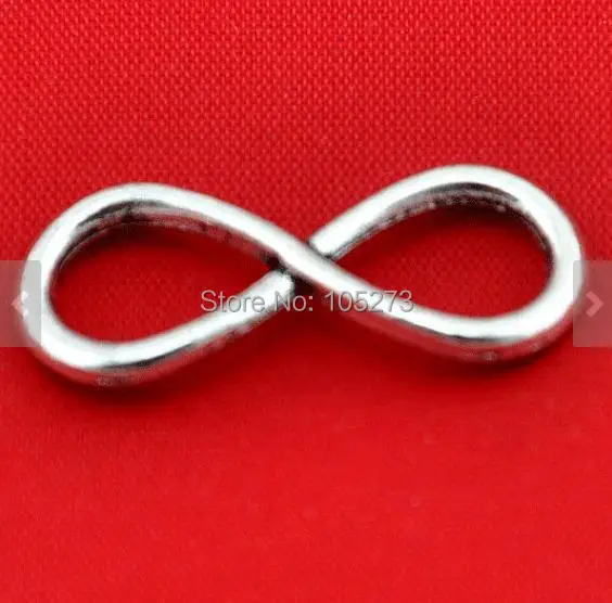 15 шт. античное серебро 8 Форма Бабочка Бесконечность Символ Подвески 13x32 мм-DIY