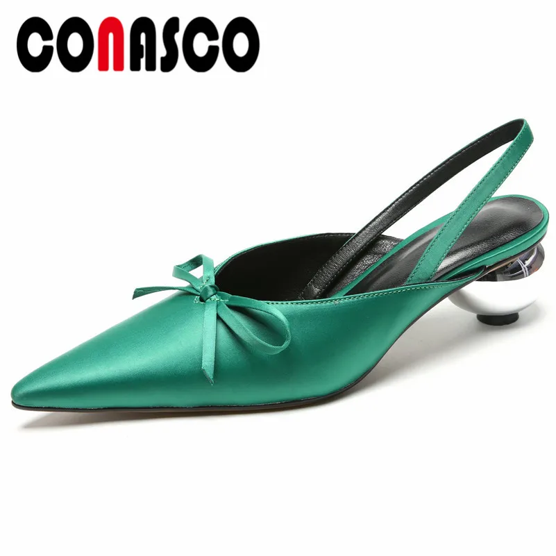 CONASCO Пикантная женская модная обувь женские туфли-лодочки с острым носком