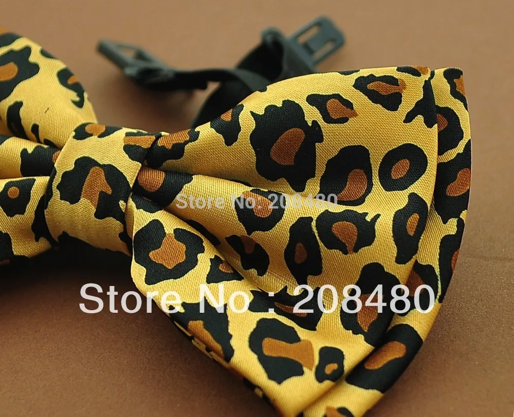 Модный мужской смокинг в стиле унисекс галстук-бабочка &quotЛеопард&quot #1 Бабочка с