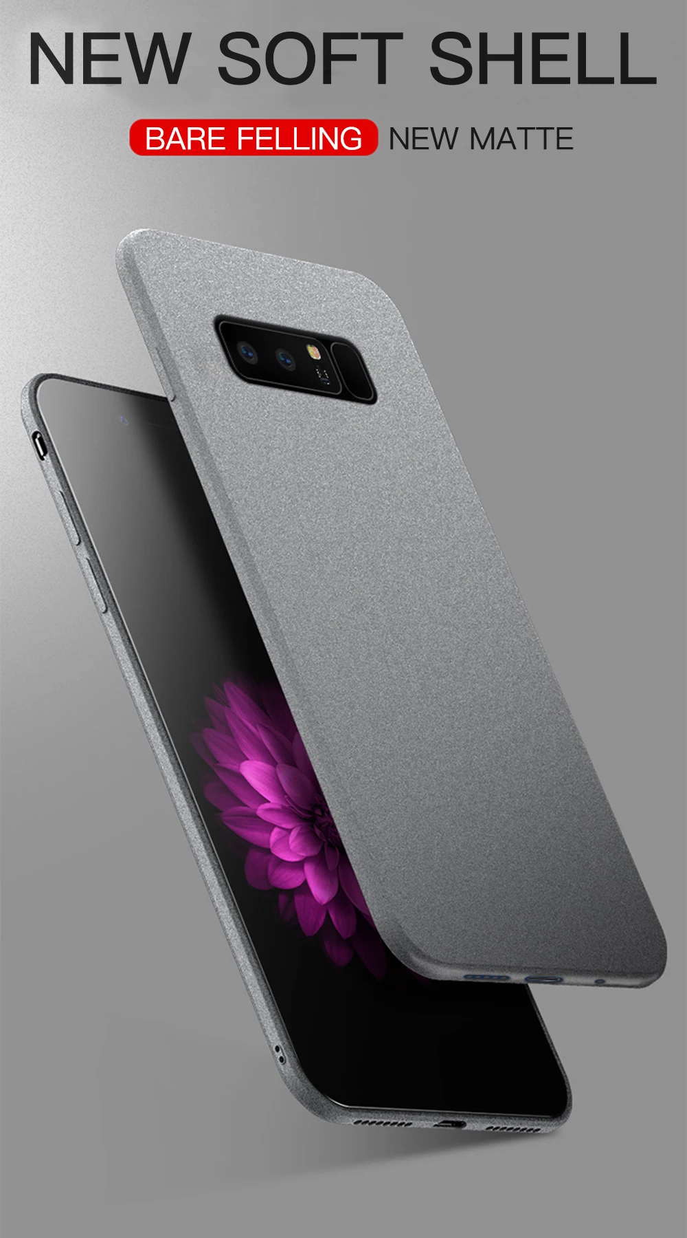 Роскошный песчаник матовый мягкий чехол для телефона для samsung Galaxy S6 S7 Edge S8 S9 S10 Plus Note 4 5 8 9 ультра тонкий скраб ТПУ чехол Капа