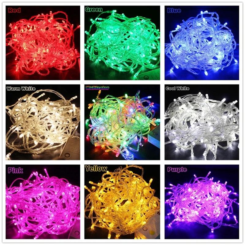 

Christmas Lights 10M 20M 30M 50M 100M Decorative Led String Fairy Light 8 Modes Garlands Lights For Wedding Party Holiday Lights