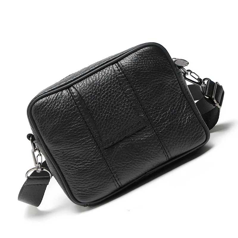 Маленькие деловые мужские сумки мессенджеры из 100% натуральной воловьей кожи