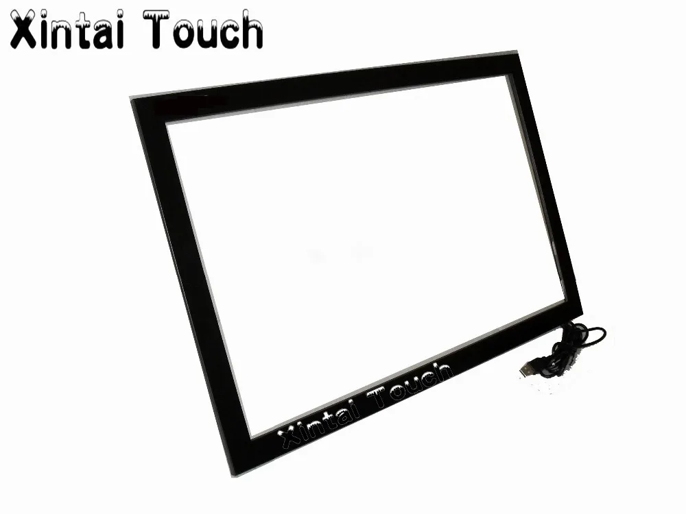 

Xintai Touch 70 inch IR touch frame,real 10 touch points infrared touch screen overlay kit with USB interface, driver free