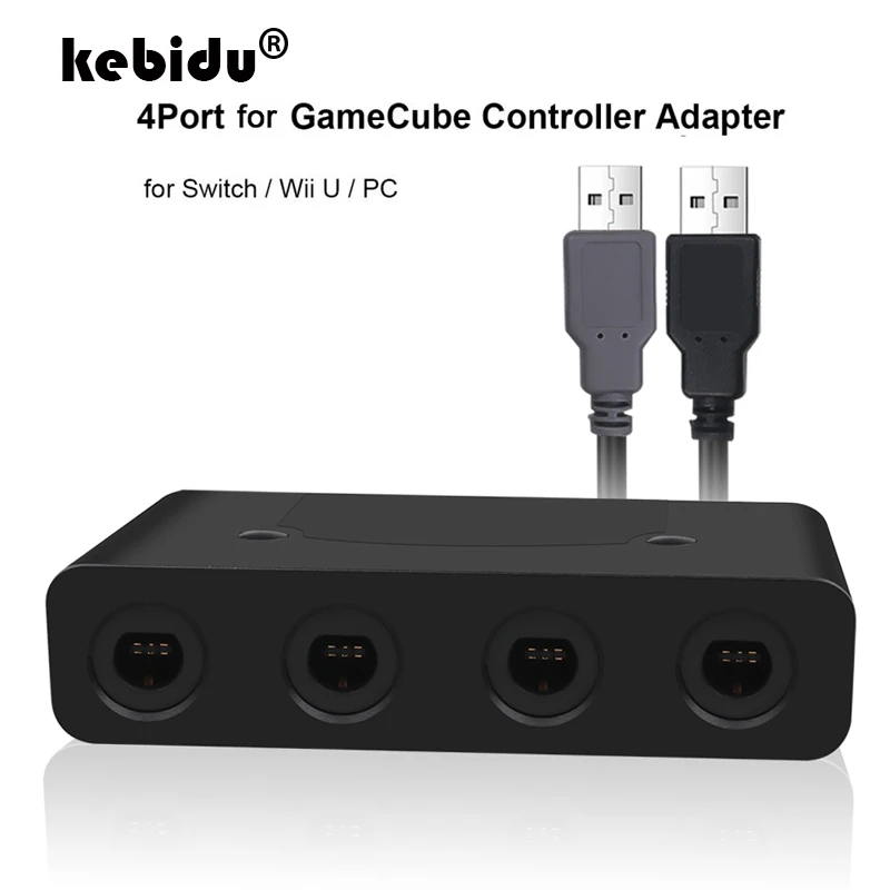 4 порта USB адаптер конвертер для контроллеры GameCube переключения NS или PC Ручка
