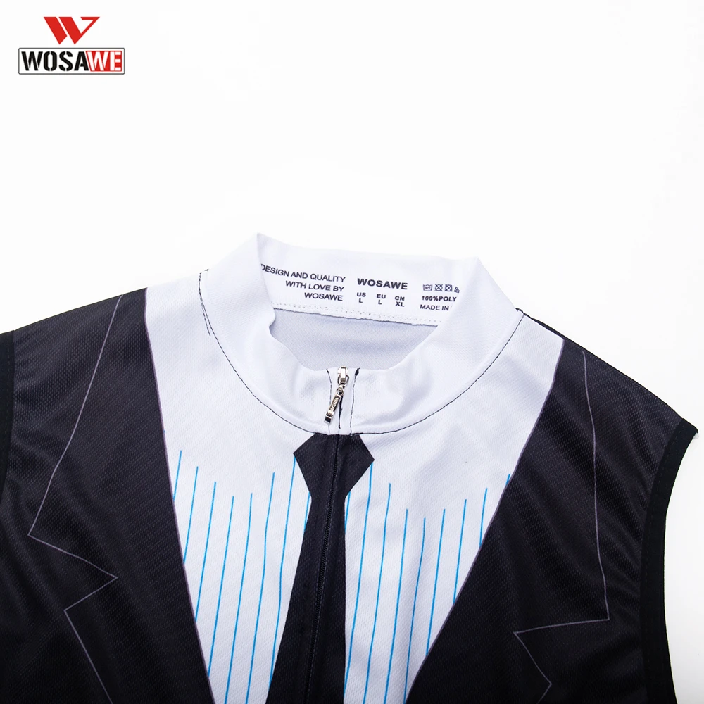 Светоотражающий Жилет для бега WOSAWE Трикотажный жилет из сетчатой ткани с