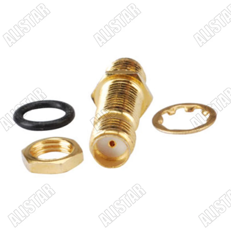 Разъем SMA гнездо перегородка уплотнительное кольцо прямой водонепроницаемый