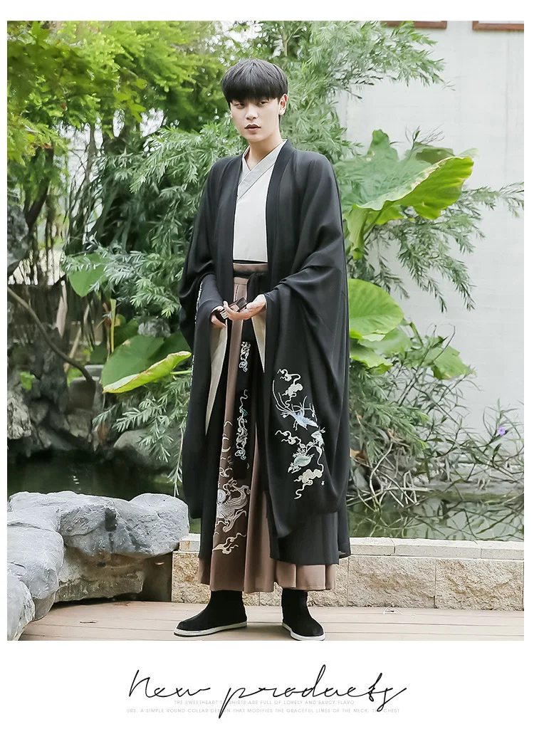 Hanfu для взрослых, Национальный сценический костюм для выступлений, для женщин и мужчин, Династия Цин, китайский стиль, традиционный праздничный костюм DN3506