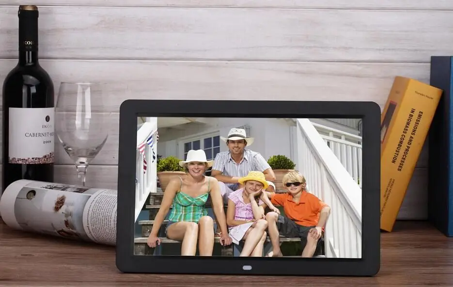 10 дюймовая цифровая фоторамка фотоальбом с высоким разрешением MP3 MP4 видеоплеер будильник с пультом дистанционного управления