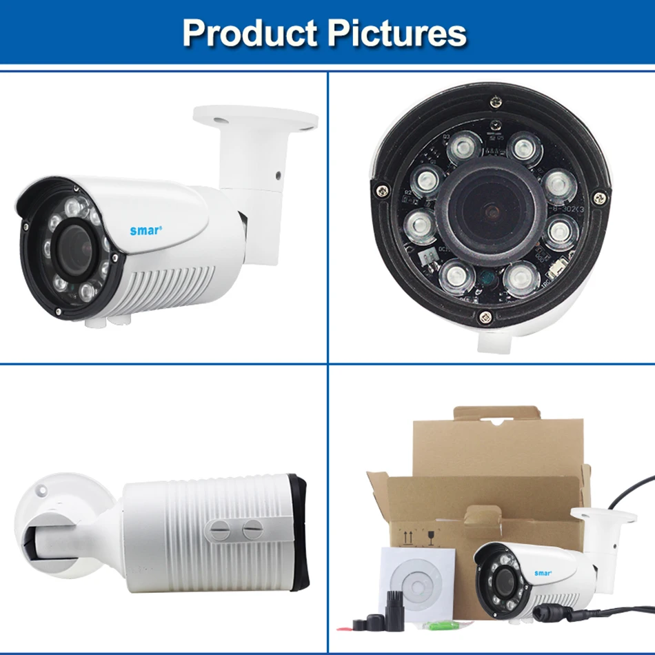Smar увеличительная IP камера CCTV домашняя наружная камера системы безопасности HD 1080P Ручной объектив с переменным фокусным расстоянием 2,8-12 мм H.265 камера P2P XMEYE View