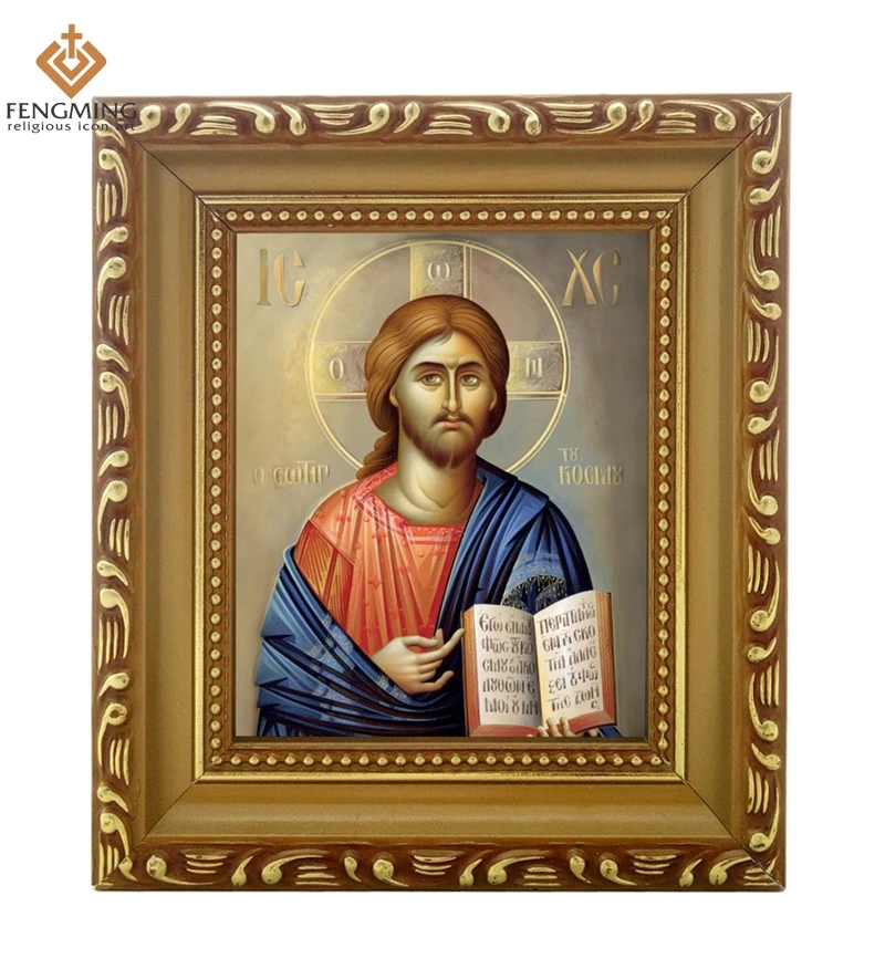 2016 г. Высокое качество дисконт фоторамка русская религиозная lcon of christ jesus