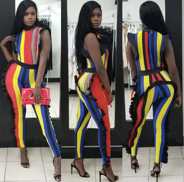 2019 all-color jumpsuit with African characteristics | Тематическая одежда и униформа