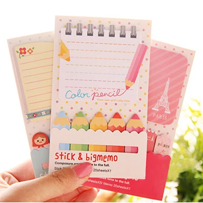 Мультипликационный принт MiniMemo Pad самоклеящаяся Подушка StickerBookmark stationeristicky NotesGifts