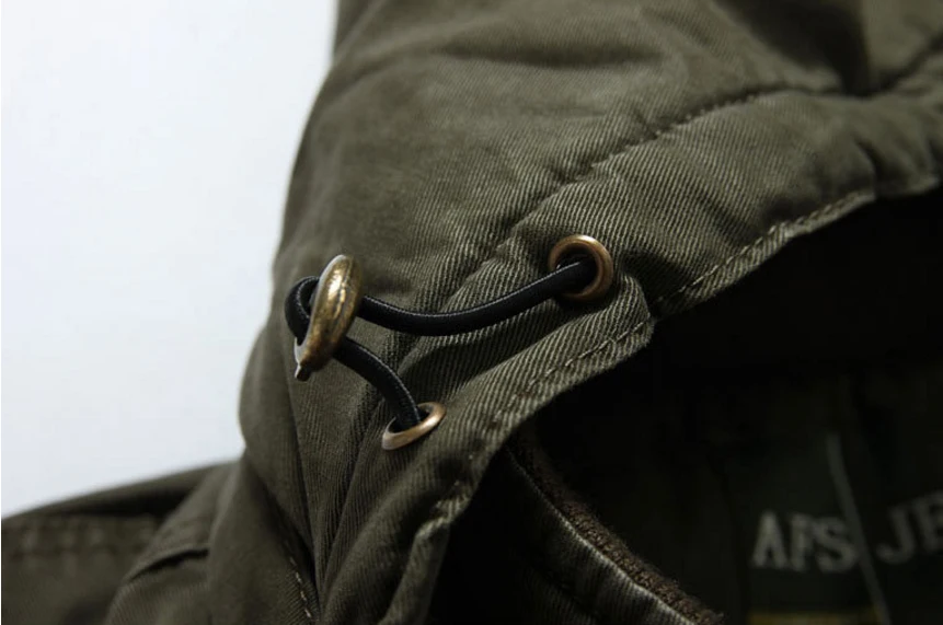 

LONMMY M-5XL Winter jacket men Thicker liner Cotton windbreaker military men jacket Hooded Casual Mens coats Bomber Army green