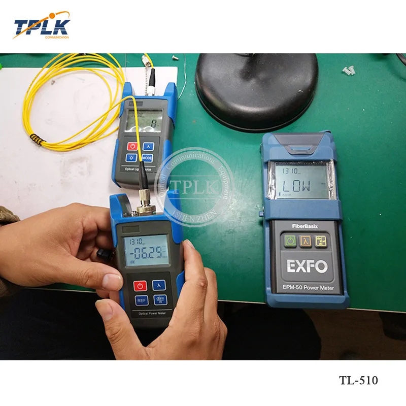 Портативные волоконно Мощность метр TL 510 с FC SC (ST LC) разъем лазерный тестер