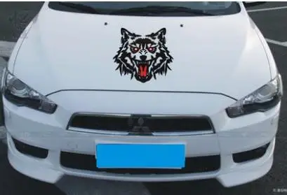 Автомобильная наклейка Волчья Голова креативные автомобильные наклейки корпус