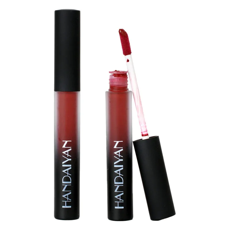 Handaiyan матовый бархатный блеск для губ жидкая помада водонепроницаемая макияжа
