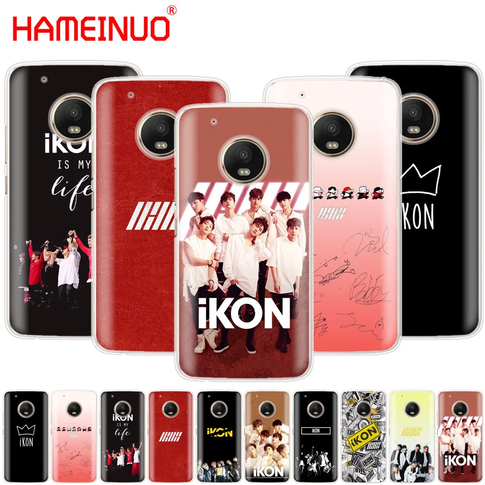 Чехол HAMEINUO IKON Kpop для телефона Motorola Moto X4 C G6 G5 G5S G4 Z2 Z3 PLAY PLUS|Бамперы| |
