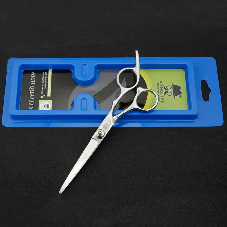 6 дюймов Нержавеющая сталь Парикмахерская Ножницы без каблука с Liuhai один