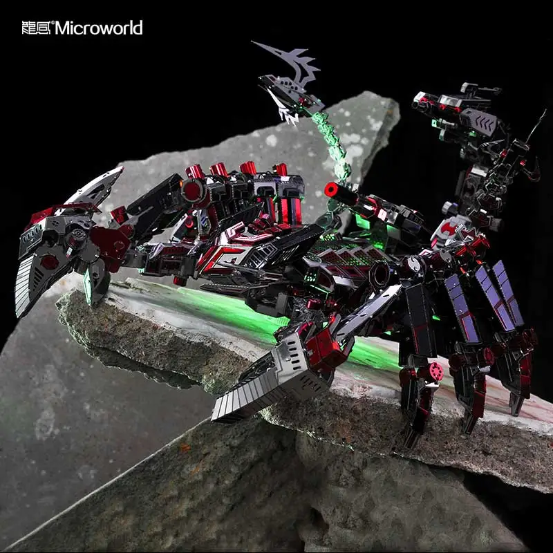 ММЗ модель Microworld Red Devils Скорпион 3D металлическая головоломка DIY сборные модели наборы лазерная резка головоломки игрушки D003