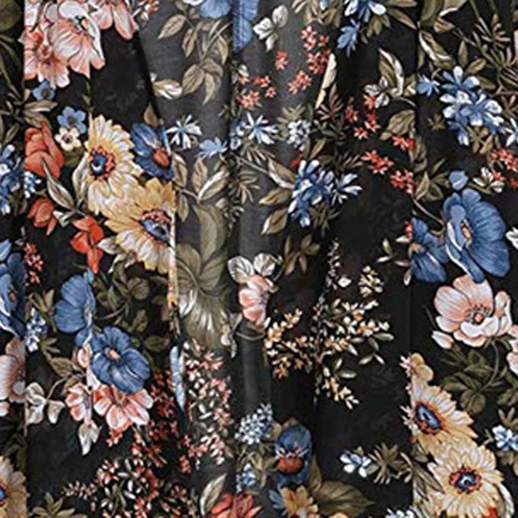 Модная Пляжная накидка для женщин с цветочным принтом из прозрачного шифона