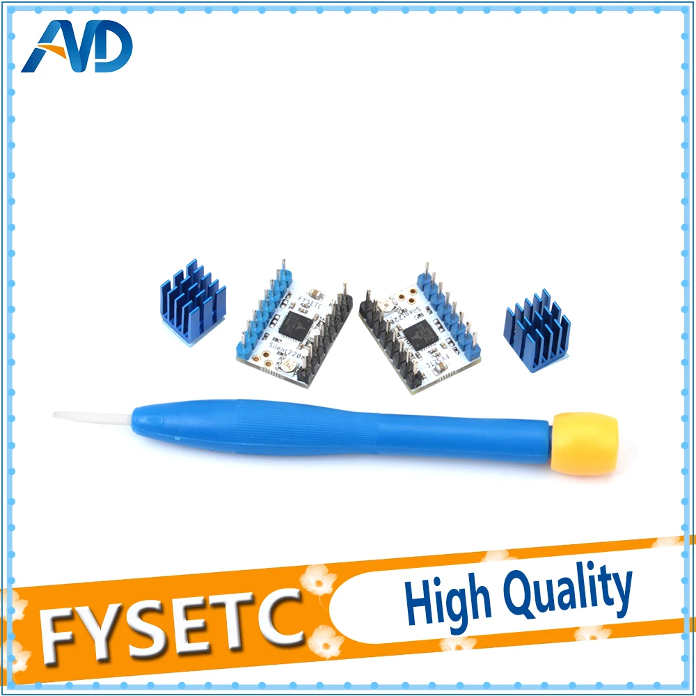 4 шт. TMC2208 v1.2 шаговый двигатель силовая трубка StepStick Встроенный ток драйвера 1.4A