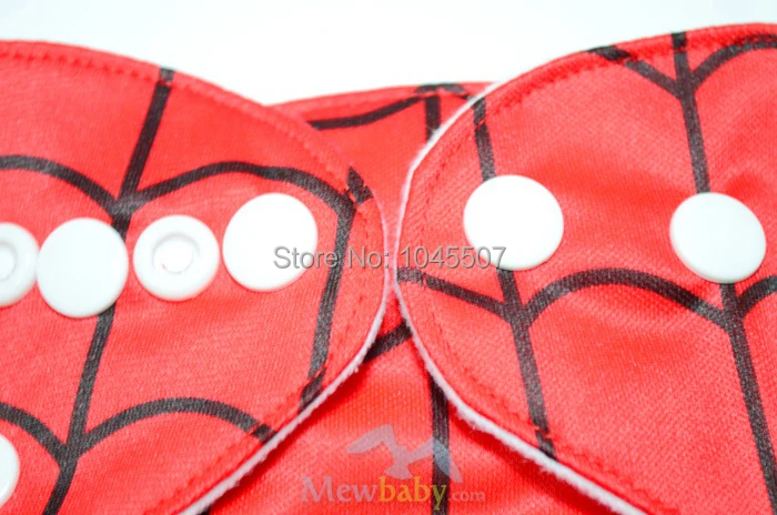 Многоразовые подгузники с рисунком Человека-паука водонепроницаемые детские