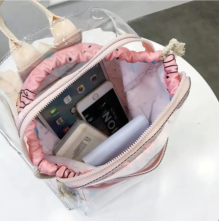 Новинка 2018 милый прозрачный пластиковый рюкзак для женщин и девушек
