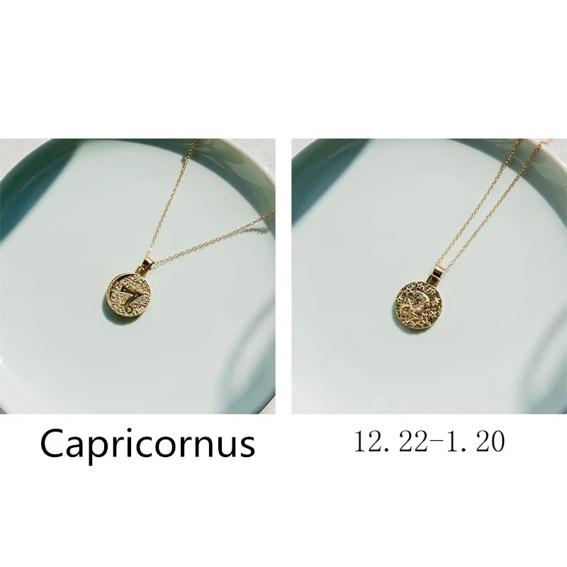 1 шт. Знак зодиака ожерелье 12 Созвездие ожерелье s Небесный Keepsake ювелирные изделия Дева Телец Leo Близнецы Bijoux Femme Мода