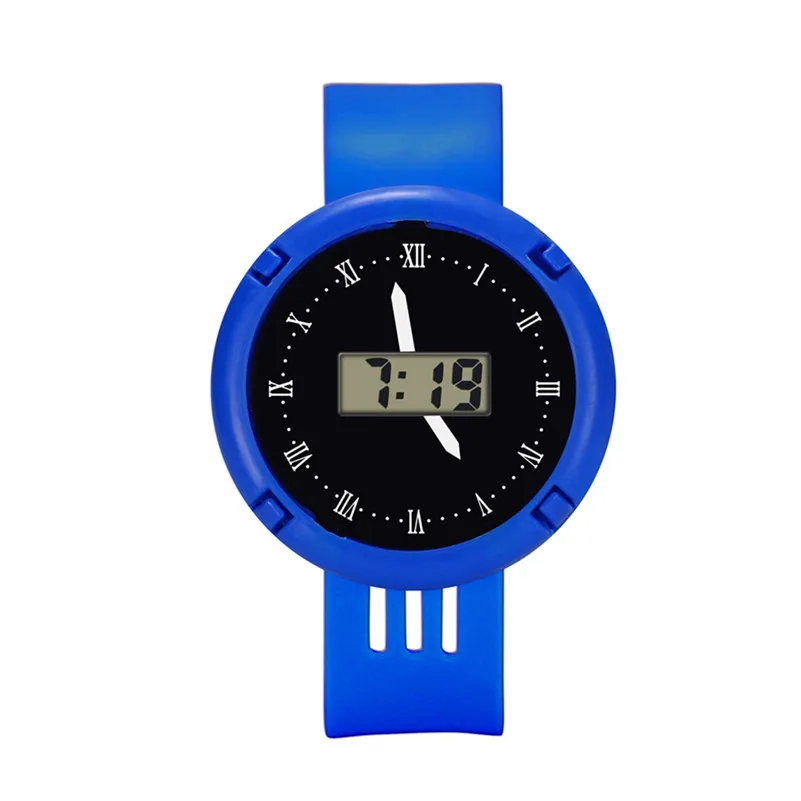 Blue Спортивный студент, дети, часы детские часы Детские светодиодные цифровые наручные часы для мальчиков и девочек электронные Дата часы Выберите подарки Reloj/DD - Цвет: Blue