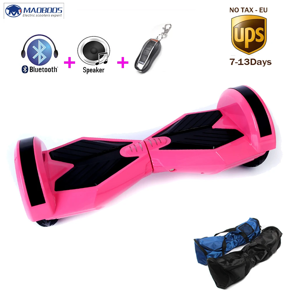 8 дюймов Ховерборд электрический самокат светодиодный свет самобалансирующийся