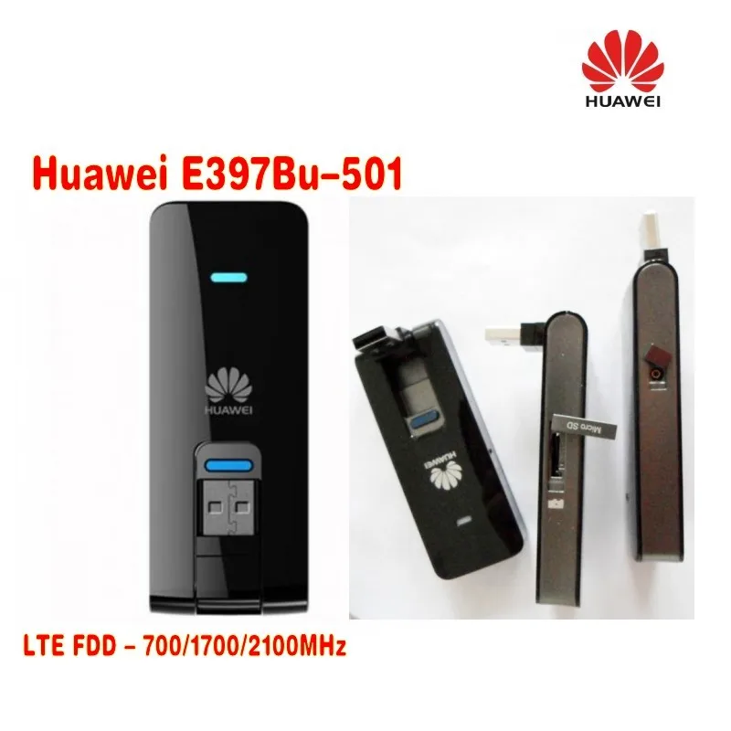Unlock LTE FDD 700 1700MHZ 100mbps 4G USB Modem Huawei E397bu-501