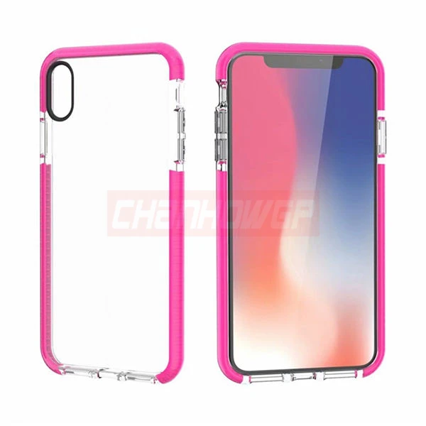 Rose red Двойной цветной прозрачный силиконовый чехол для Xiao mi Red mi Note 5 6 7 Pro Global Red mi 7 6A 6 pro мягкий чехол для Xiaomi mi 9 8 A2 Lite - Цвет: Rose red
