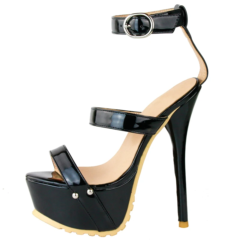 

Stiletto Sandals 17CM Platform High Heel Sandals Fashion Open Toe Gladiator Sandal Summer Platform Sexy Sandal Shoes