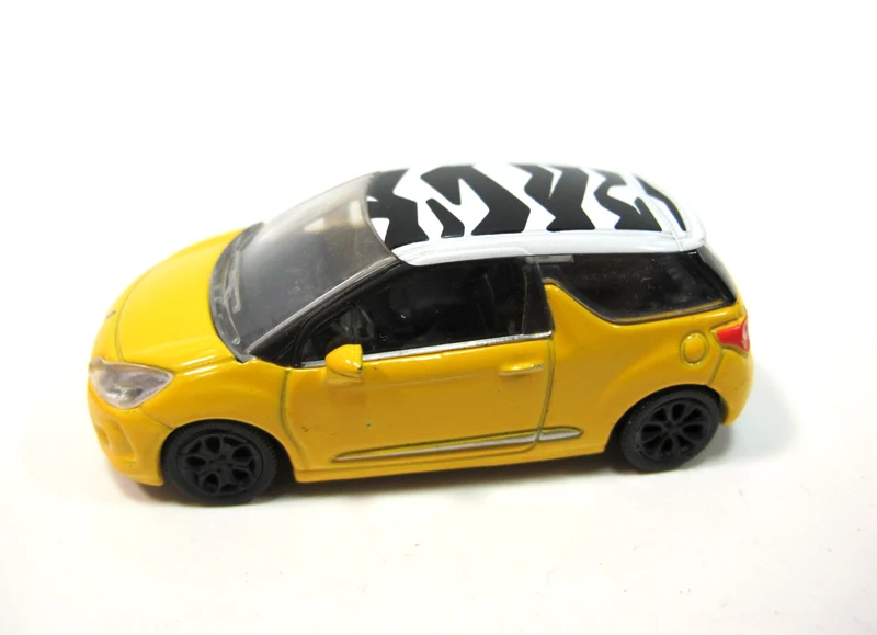 4 цвета N orev 1: 64 CITROEN DS3 Бутик брелок для автомобильных ключей, игрушки для детей модели игрушки с дистанционным управлением оптом