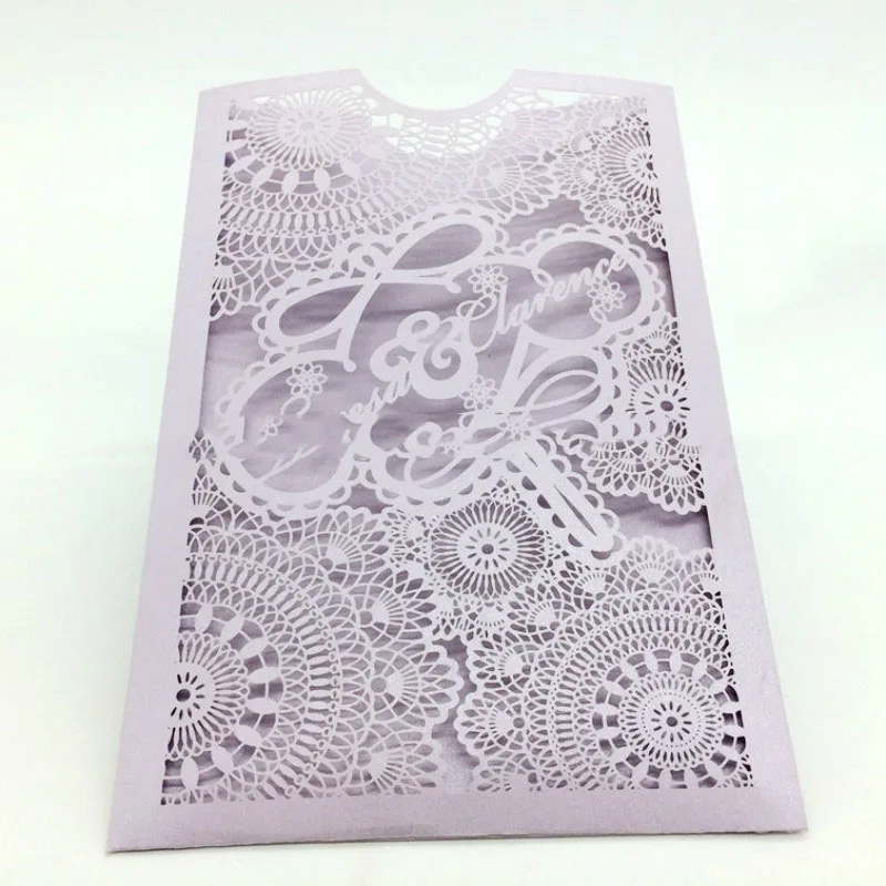 30 шт. пригласительные открытки для свадьбы с резными цветами | Дом и сад