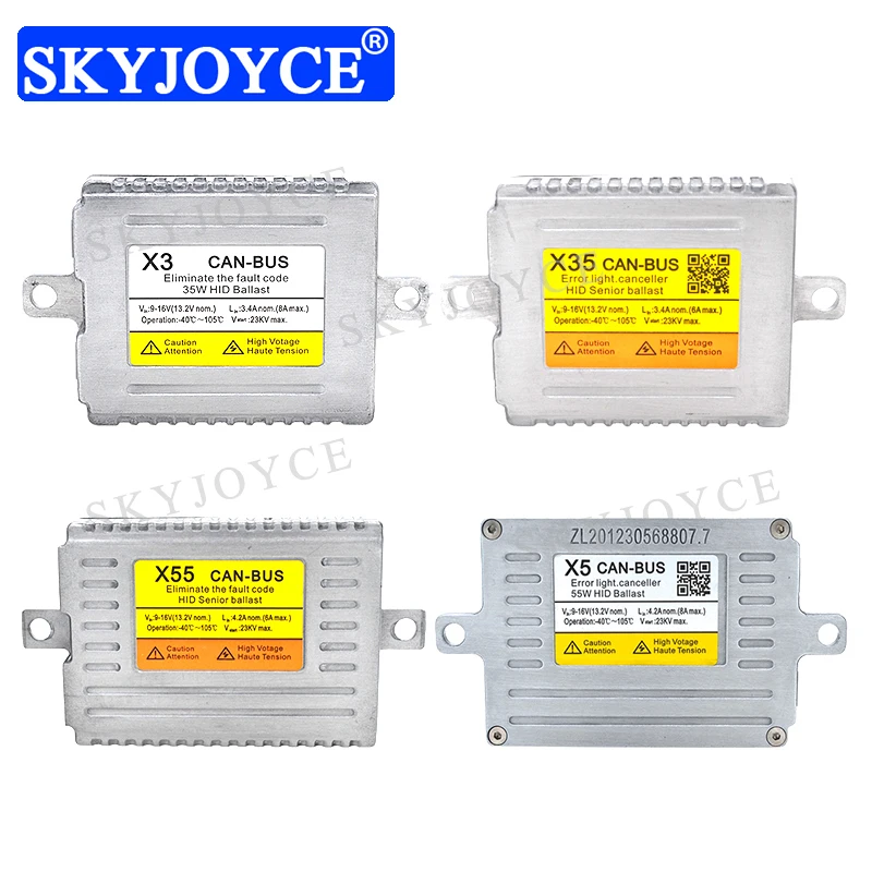 SKYJOYCE оригинальный DLT Canbus HID балласт 12 в 35 Вт X3 X35 55 X5 X55 T5 C Балласт реактор для свет